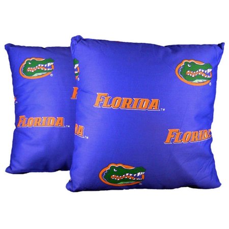 COLLEGE COVERS College Covers FLODPPR Florida 16 x 16 Decorative Pillow Set FLODPPR